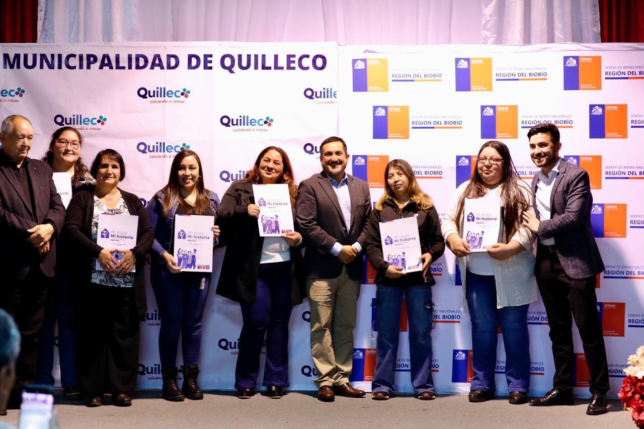 Subsecretario de Bienes Nacionales entregó Títulos de Dominio a familias de Quilleco