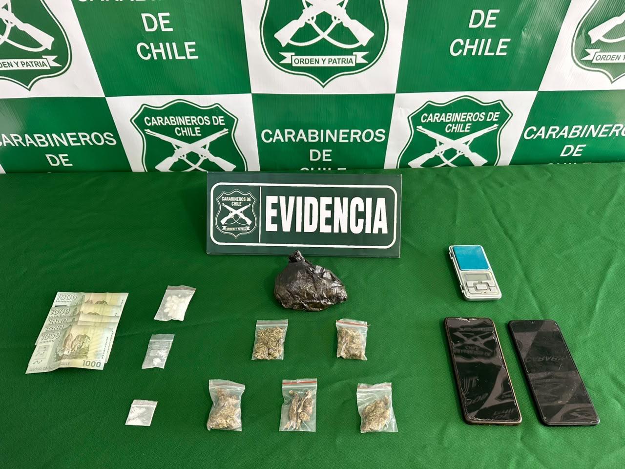 OS7 de Los Ángeles realiza tres operativos antidrogas y decomisa cerca de 4 kilos de sustancias ilícitas