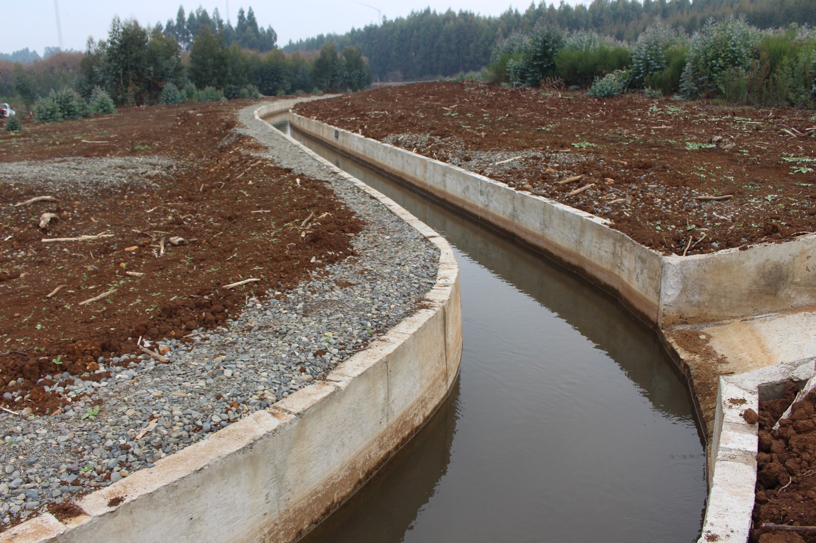 CNR inaugura revestimiento de dos canales para seguridad del riego de agricultores en la provincia de Biobío