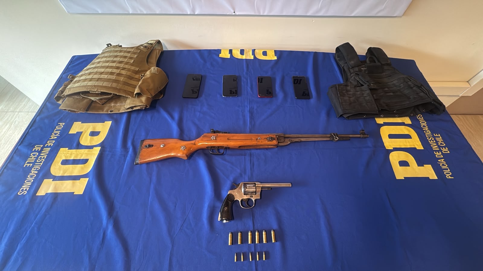 PDI detiene a cuatro imputados y desarticula banda vinculada a doble homicidio en Los Ángeles