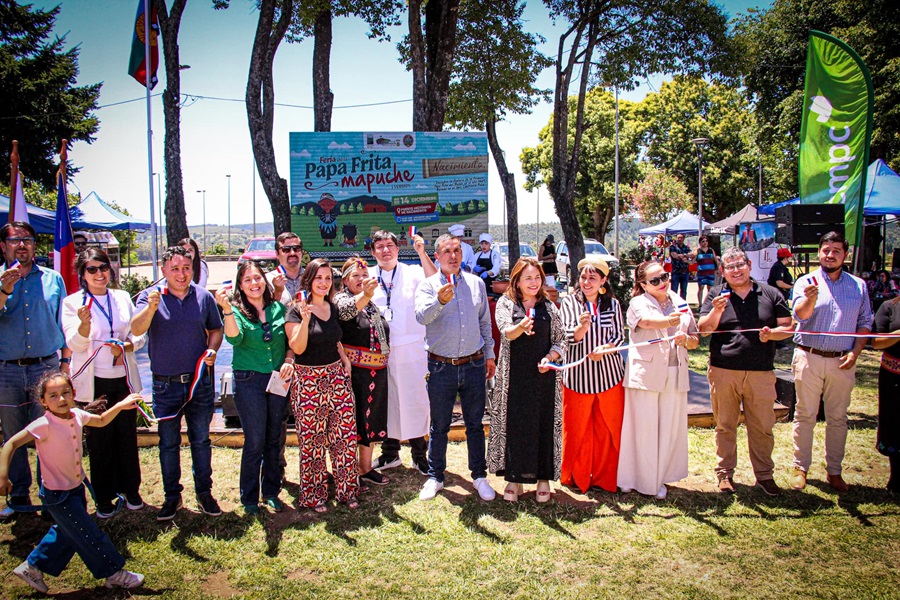 Nacimiento se consagra como la cuna de la papa frita con una exitosa feria gastronómica