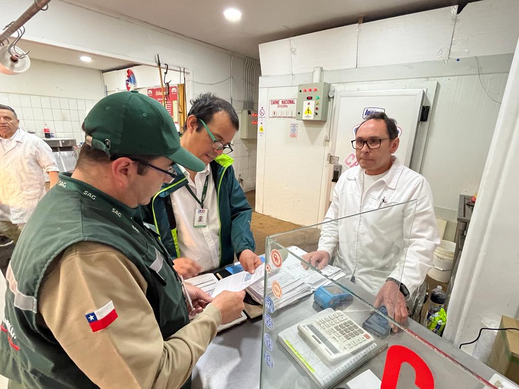 SAG Biobío intensifica fiscalización de productos cárnicos en carnicerías y supermercados las semanas previas a las fiestas de fin de año