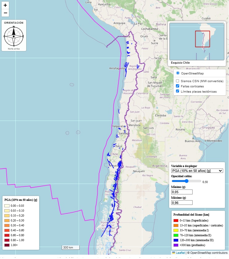 Lanzan plataforma que permite consultar mapas de amenaza sísmica en diferentes zonas de Chile
