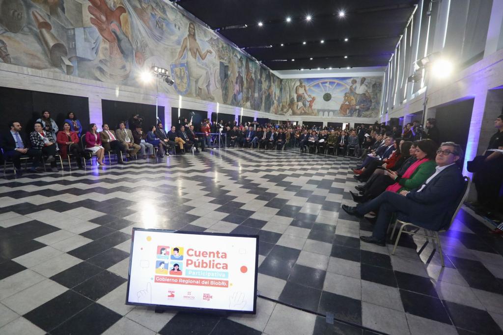 Con énfasis en seguridad, empleo y salud: Gobierno Regional del Biobío concreta cuenta pública participativa y ratifica compromiso con avance en descentralización